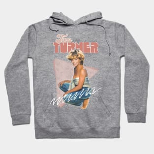 Tina Turner / 80s Style Retro Fan Art Design Hoodie